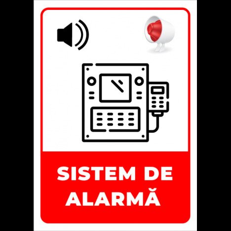 Semn pentru sistem de alarma